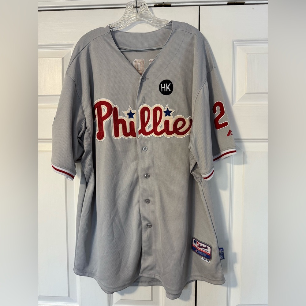 Phillies jersey, Jayson Werth #28, 2009 World Series with HK badge